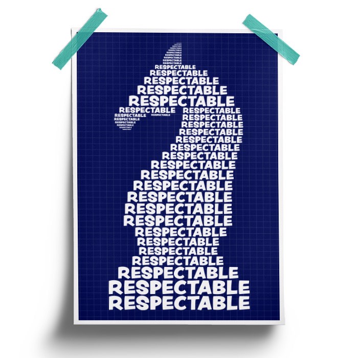 Ghoda Respectable (Navy) - Poster